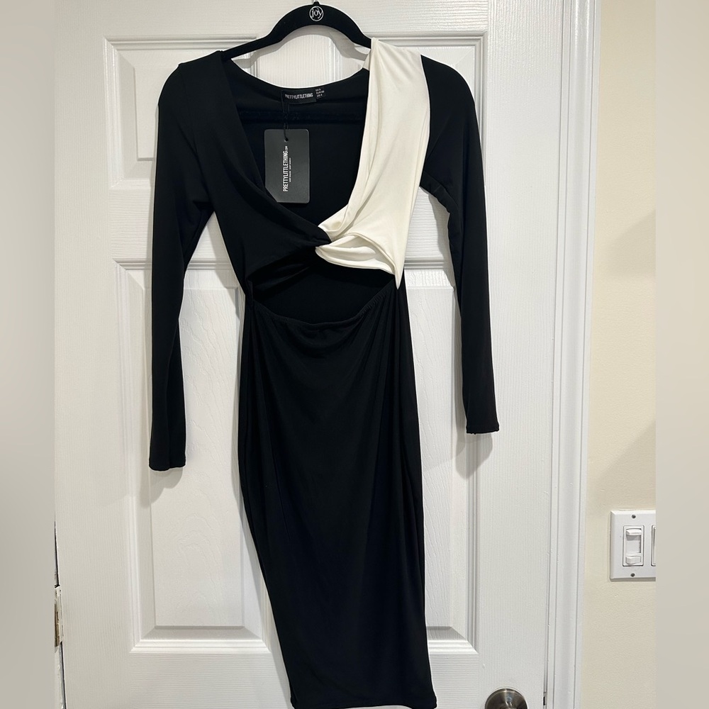 Prettylittlething cut out dress